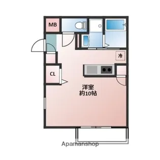 クラリーチェ【308号室】の間取り