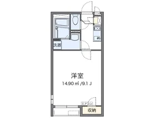 クレイノゾンネンブルーメ川越【2階】の間取り