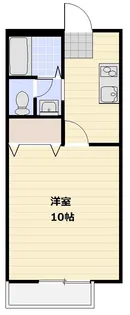 パナハピネス【203号室号室】の間取り