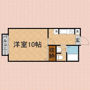 パナハピネス【202号室号室】の間取り