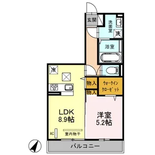 アンラージュ【1階】の間取り