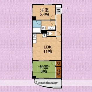 パストラル朝霞台【1階】の間取り