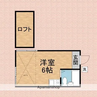 グリーンハイツ9【1階】の間取り