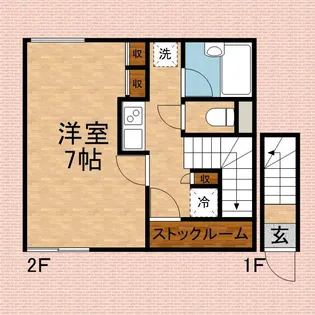 MIUふじみ野【0202号室】の間取り