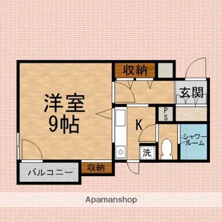 INOVE朝霞青葉台【501号室】の間取り