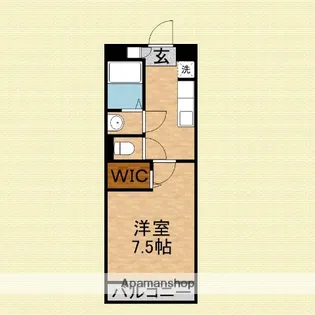 プロスペリタW【2階】の間取り