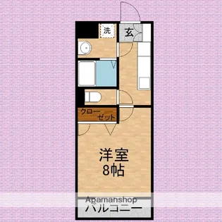 シャンティ【2階】の間取り