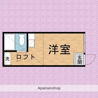 カレッジライフ鶴瀬【2階】の間取り