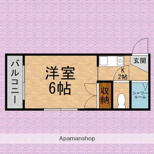 メゾン大竹A棟【2階】の間取り