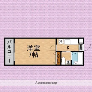 パサ・デ・ヒロ川越【1階】の間取り