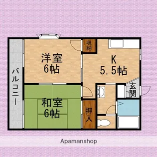 グレープハイムA棟【1階】の間取り