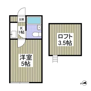 プラザ・ドゥ・シュバリエ【2階】の間取り