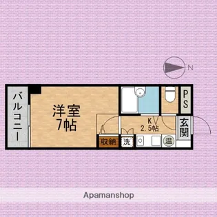 アビタシオン川越【3階】の間取り