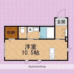 プラージュⅡ【2階】の間取り