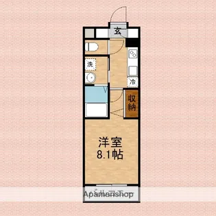 サンロレンツォK【1階】の間取り