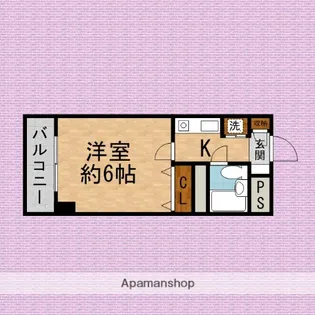ラカータ川越【1階】の間取り