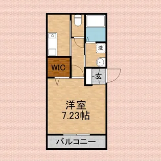 プライムガーデン鶴瀬東【2階】の間取り