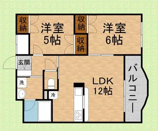 ミルフィーユふじみ野弐番館【207号室号室】の間取り