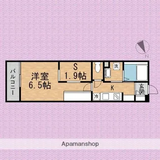 コーポステラ川越【1階】の間取り