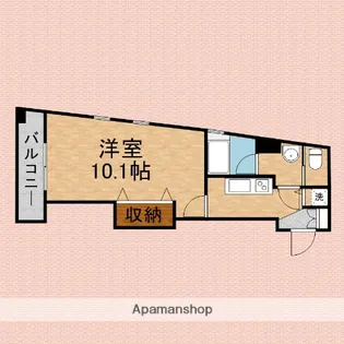 ゴールドクレスト【5階】の間取り