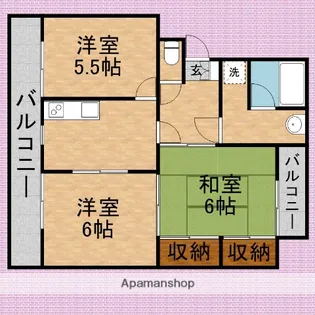 沢田ハイツ【1階】の間取り