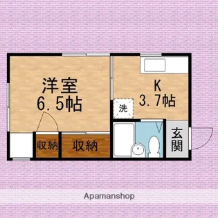 浅野ハイツ【1階】の間取り