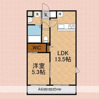 プレザント【2階】の間取り