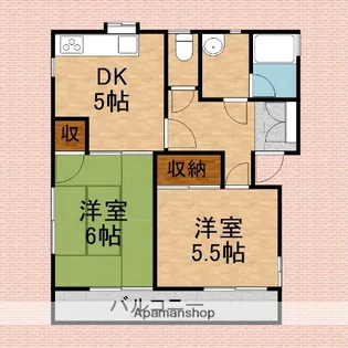 ハイムルイ【2階】の間取り