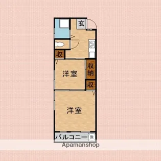 グランリーヴ【3階】の間取り