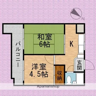 メゾン溝沼【3階】の間取り