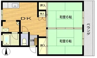 野本マンション【105号室号室】の間取り