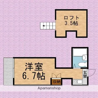 リベラル上福岡【1階】の間取り