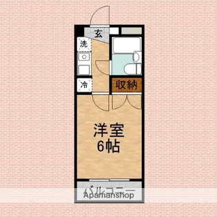 MTウエスト【203号室】の間取り