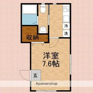 BESTSTAGE新座東【101号室】の間取り