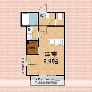メルツ【1階】の間取り