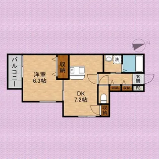 マルツ【3階】の間取り