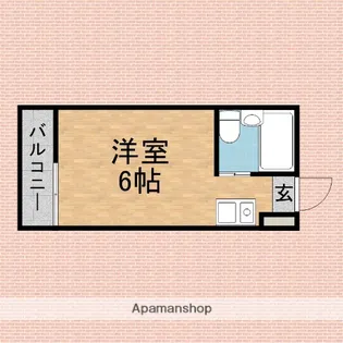 ジョイハウス【203号室】の間取り