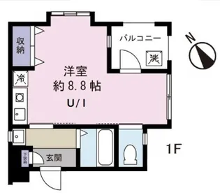 VERDE ヴェルデ【U11F号室】の間取り
