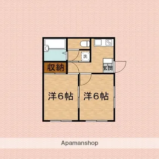 サンフローラ【1階】の間取り