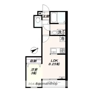 ウィステリア【2階】の間取り