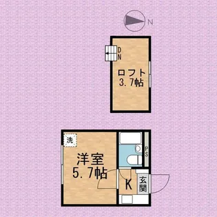 アマリリス【1階】の間取り