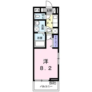リゼオ スワ【1階】の間取り