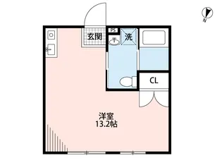 リブレス新河岸Ⅴ 旧新河岸元寮【2階】の間取り
