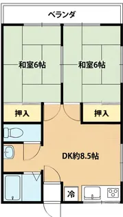 コーポ藤宮【202号室号室】の間取り