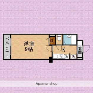 クラリスハイムB棟【3階】の間取り