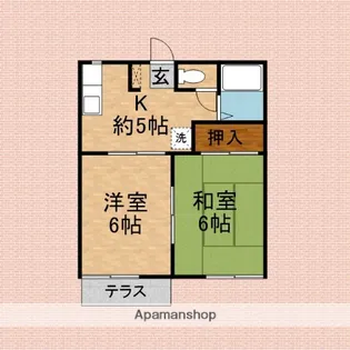 カーサ・マローネ【1階】の間取り