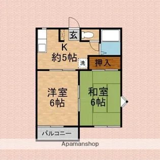 カーサ・マローネ【2階】の間取り