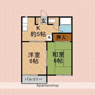 カーサ・マローネ【2階】の間取り