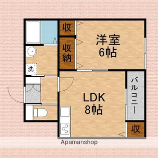 SEJOUR・AMY【105号室】の間取り