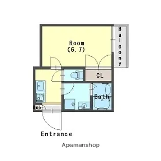 ジーメゾン上福岡【2階】の間取り